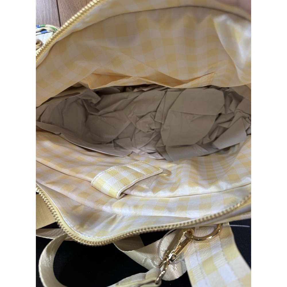 New Betsey Johnson Tote Bag Lemon Tote + Laptop Sleeve + Scarf + Pouch - Picture 5 of 10